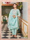 HRU Lucknawi Suta Vol 4 Mal Mal Cotton Kurti With Bottom Dupatta Wholesale Shop In Surat